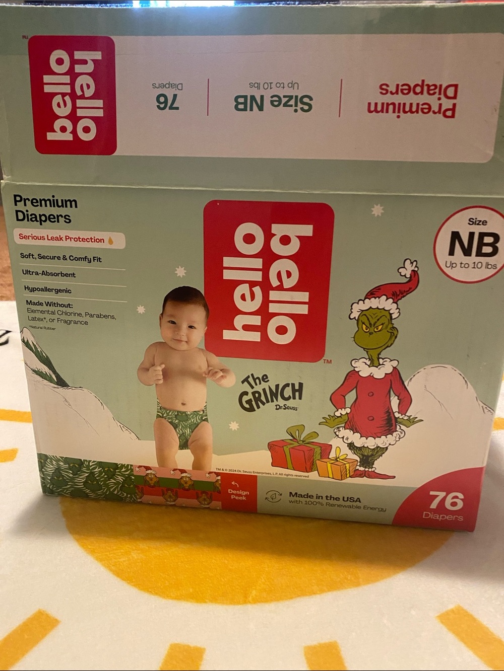 NB Diapers & Month Blanket Bundle